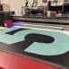machining custom sign for south park 25th anniversary stage
