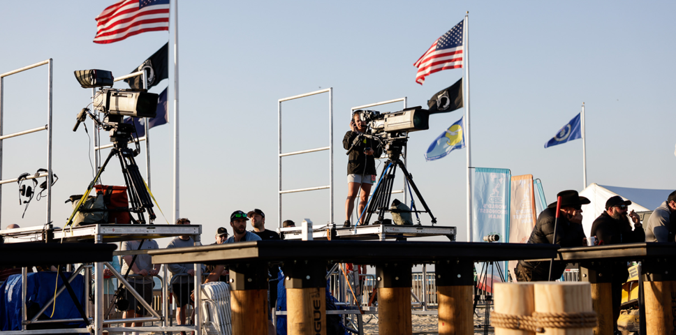 camera setup outside in myrtle beach