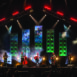 Billy Strings Band at Bonnaroo using ATOMIC Pyramid Modular System Backdrop_Jesse Faatz Photography