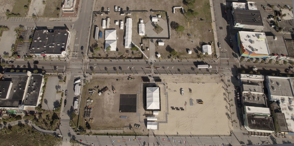 aerial view of facility
