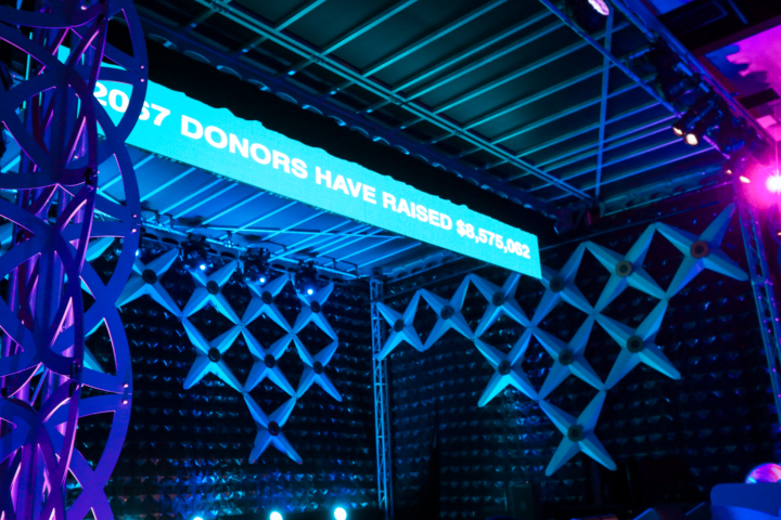 custom stage design and decor for lancaster extra give