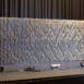 Full-width Pixel modular scenic wall photographed in natural light without stage lighting.