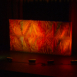 Shell modular scenic wall installed on stage under red lighting.